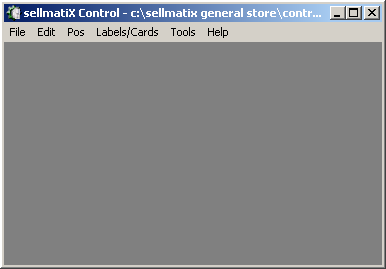 SELLmatix Control Main Screen