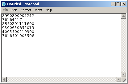 Scanning into Notepad